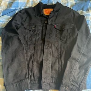 Levi’s denim trucker jacket size M black